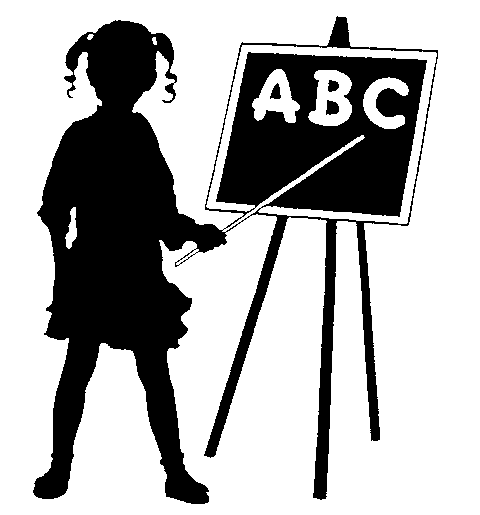 Children Clip Art Black And White