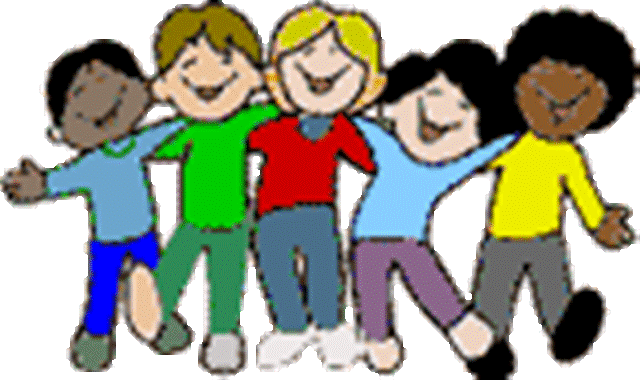 Children Playing At School Clip Art