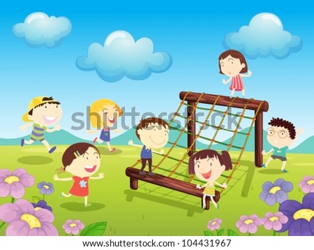 Children Playing In The Park