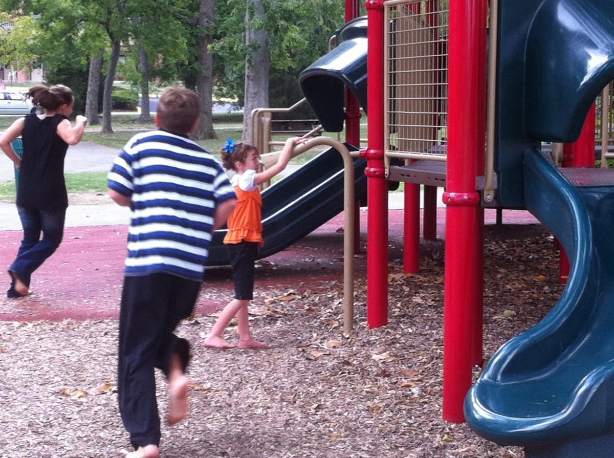 Children Playing In The Park