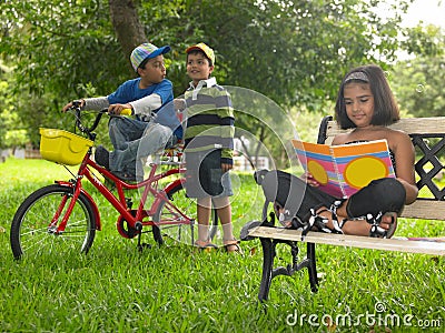 Children Playing In The Park