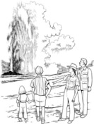 Children Playing In The Park Coloring Page