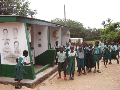 Children Playing Outside At School