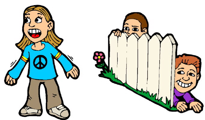 Children Playing Outside Clipart