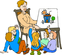 Children Playing Outside Clipart