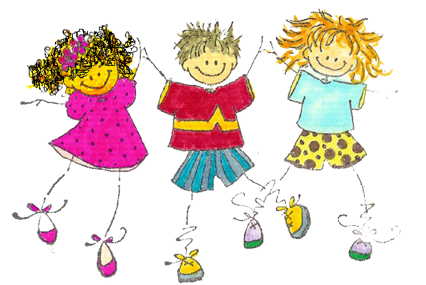 Children Playing Outside Clipart