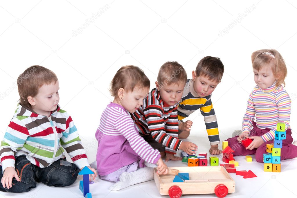 Children Playing With Toys