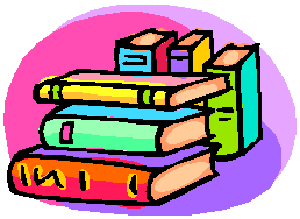 Children Reading Books Together Clip Art