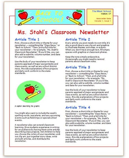 Church Newsletter Ideas