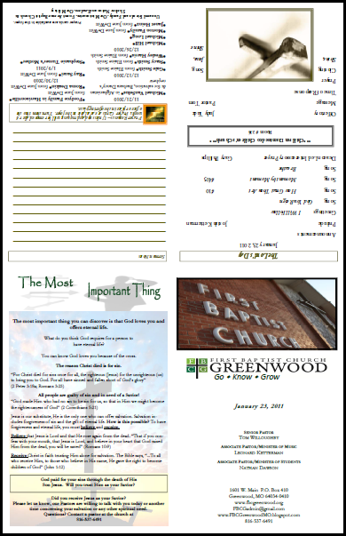 Church Newsletter Ideas