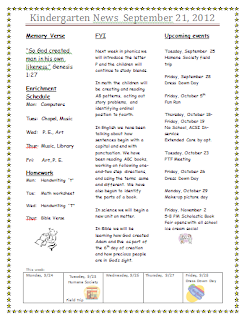 Classroom Newsletter Templates Free Download