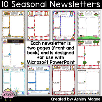 Cute Newsletter Templates For Teachers