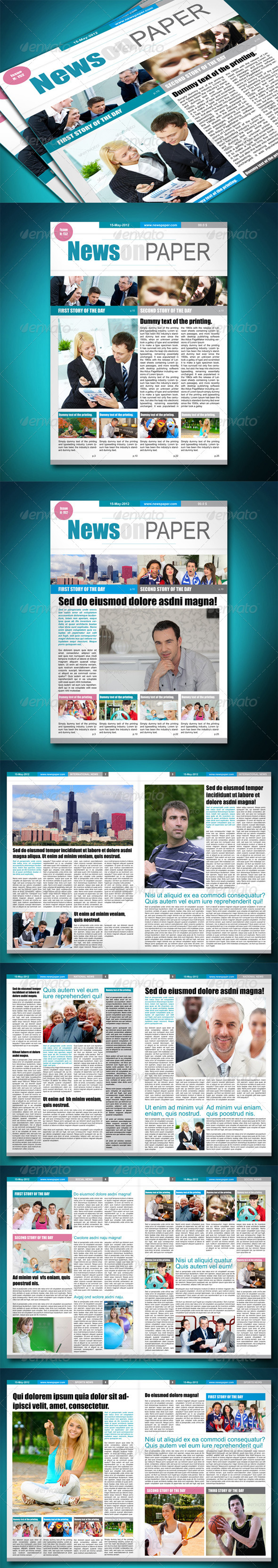 Editable Newspaper Templates Free