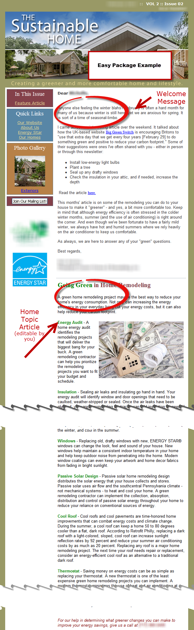 Email Newsletter Examples