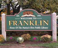 Franklin Massachusetts Map