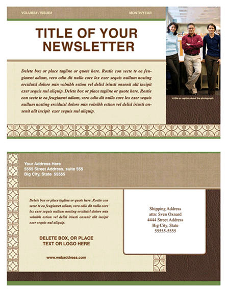 Free Newsletter Templates For Microsoft Word 2007