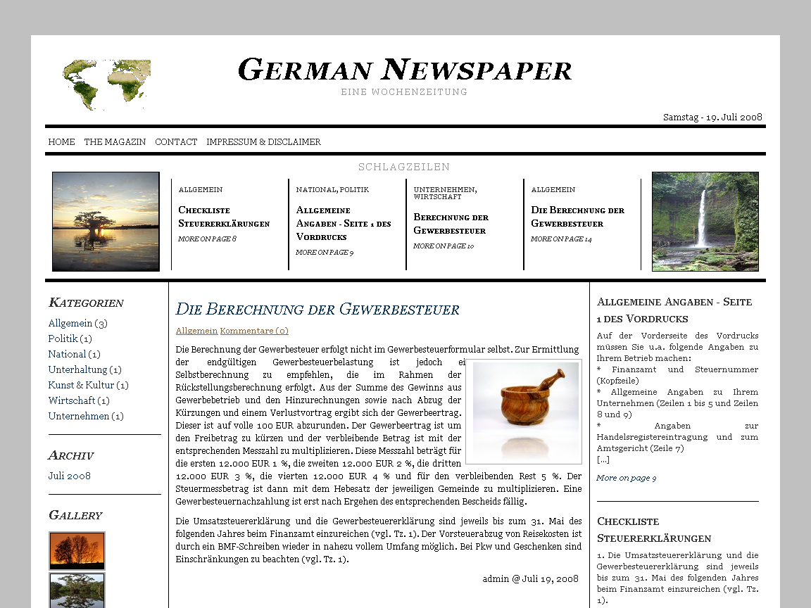 Free Newspaper Template For Word