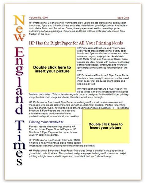 Fun Newsletter Templates Free