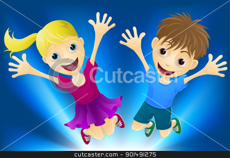 Happy Children Clip Art Free