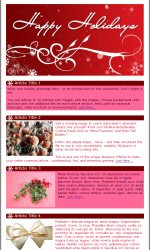 Holiday Newsletter Examples