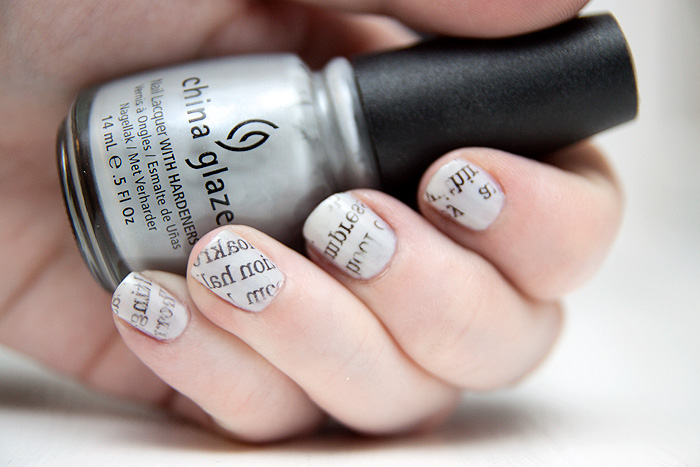 How To Do Newspaper Nails