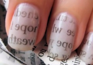 How To Do Newspaper Nails Without Newspaper