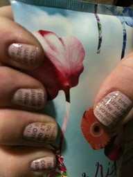 How To Do Newspaper Nails Without Rubbing Alcohol