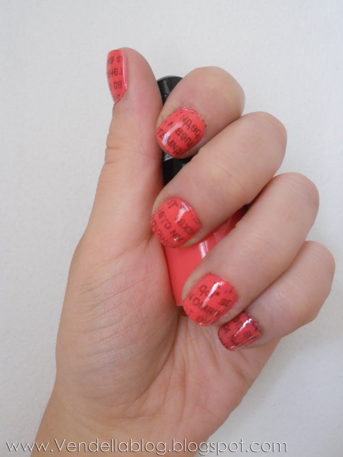 How To Do Newspaper Nails Yahoo