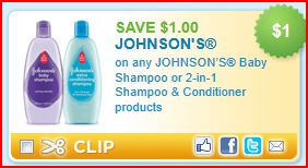 Johnson Baby Shampoo Coupon 2012