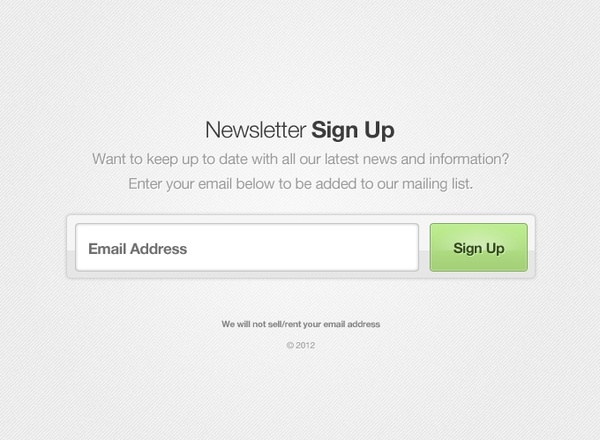 Newsletter Icon Psd