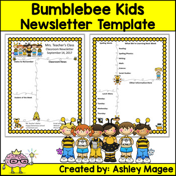 Newsletter Templates For Teachers