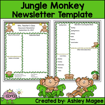 Newsletter Templates For Teachers Free