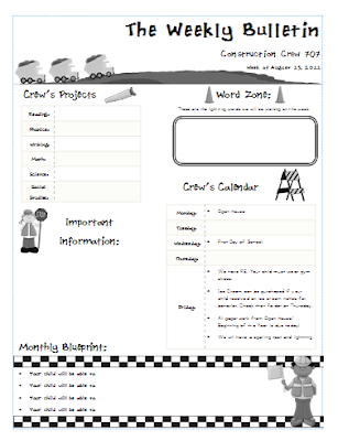 Newsletter Templates For Teachers Kindergarten