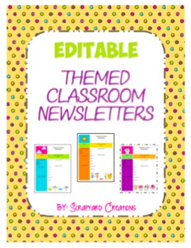 Newsletter Templates For Teachers To Parents