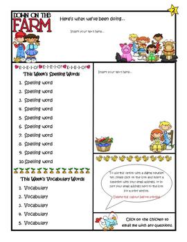 Newsletter Templates For Teachers Word