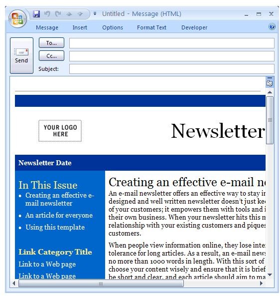 Newspaper Article Template For Microsoft Word 2010