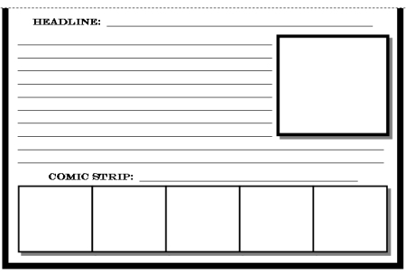 Newspaper Article Template For Students Printable