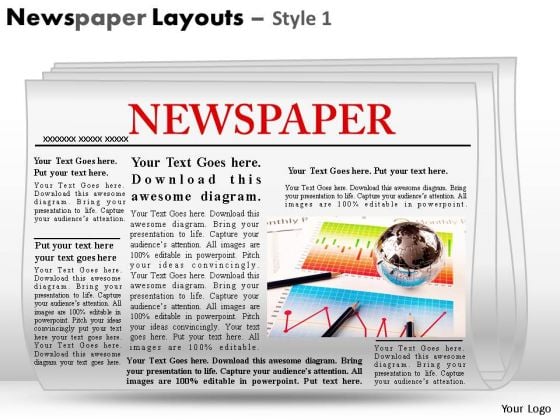 Newspaper Background Ppt