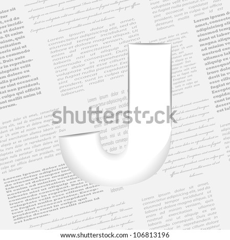 Newspaper Background Vector