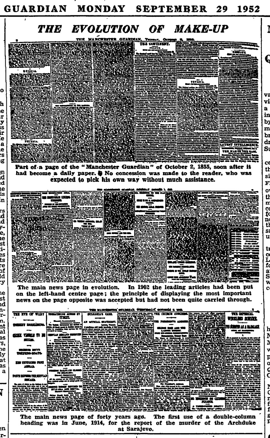 Newspaper Front Page Layout Terminology