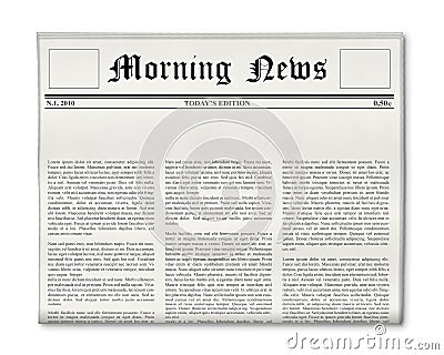 Newspaper Front Page Template For Word