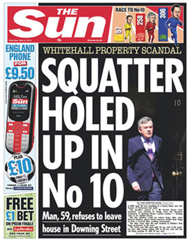 Newspaper Front Pages The Sun