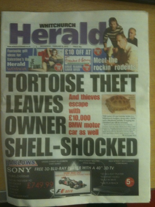 Newspaper Headlines 2012