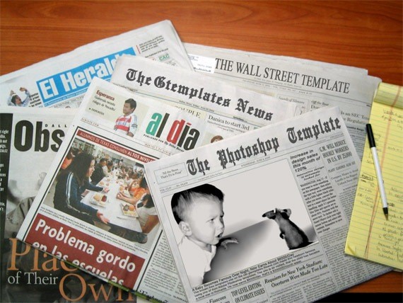 Newspaper Layout Design Templates