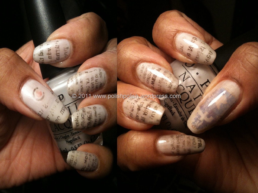 Newspaper Nails