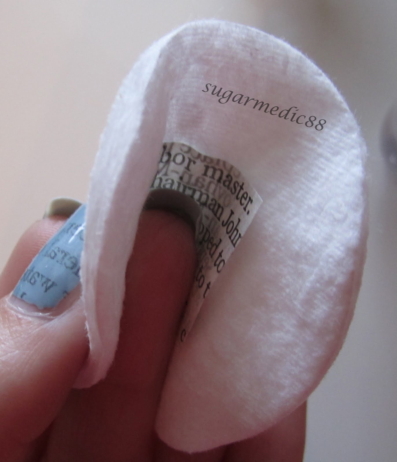 Newspaper Nails Tutorial Without Alcohol