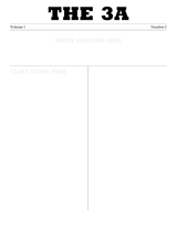 Newspaper Template For Kids Printable