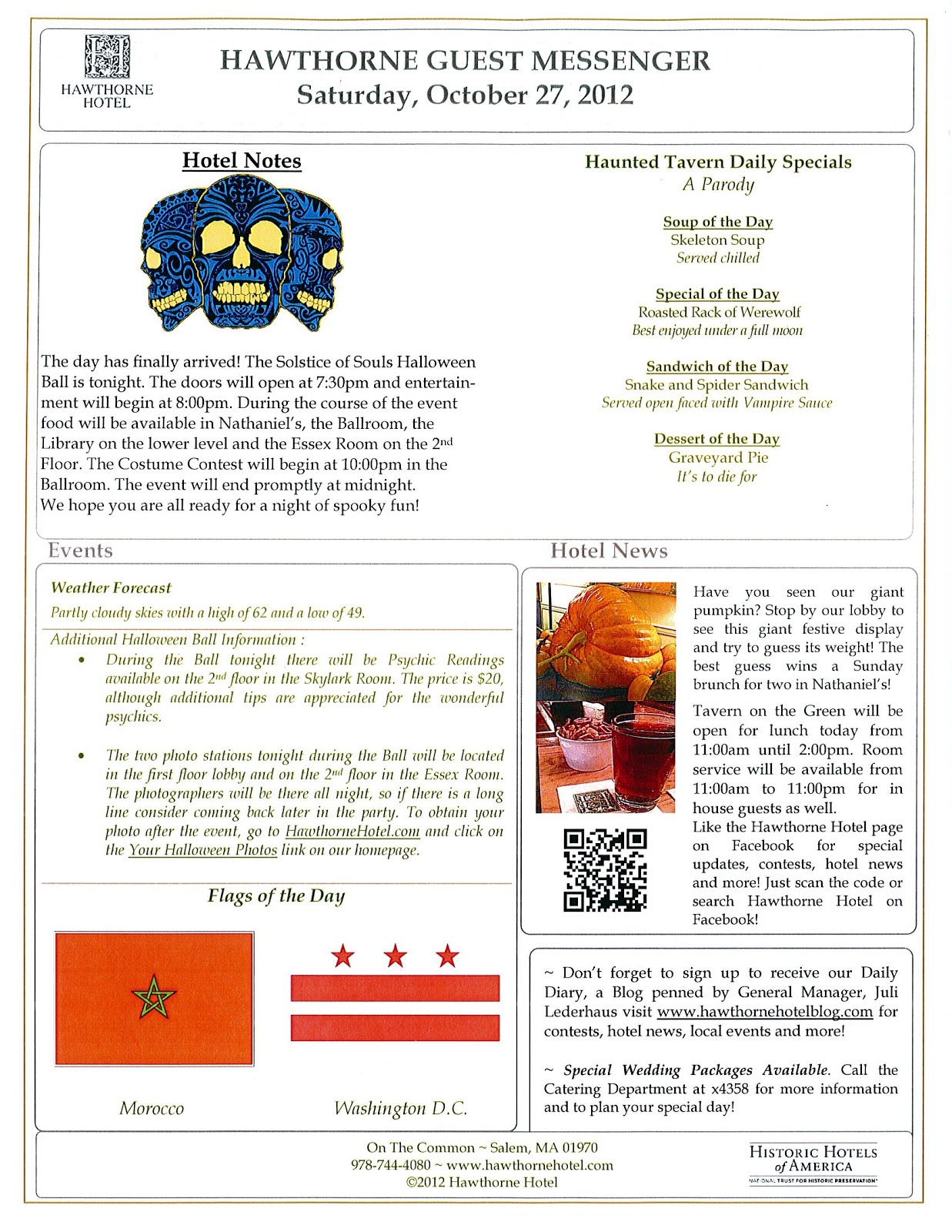 October Church Newsletter Ideas