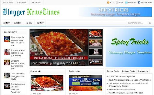 Online Newspaper Templates Free