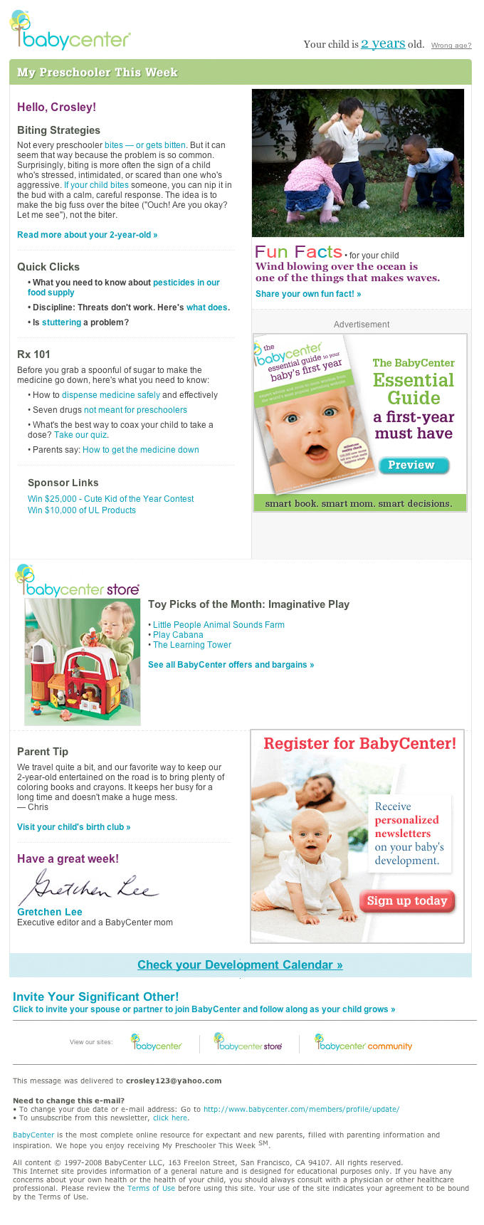 Preschool Newsletter Ideas